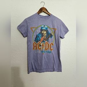 purple ACDC t-shirt small
